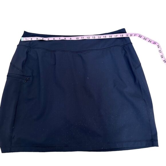 Duluth ~ Women’s Black Activewear Skort ~ size 1X ~ Side zipped pocket - Picture 5 of 8